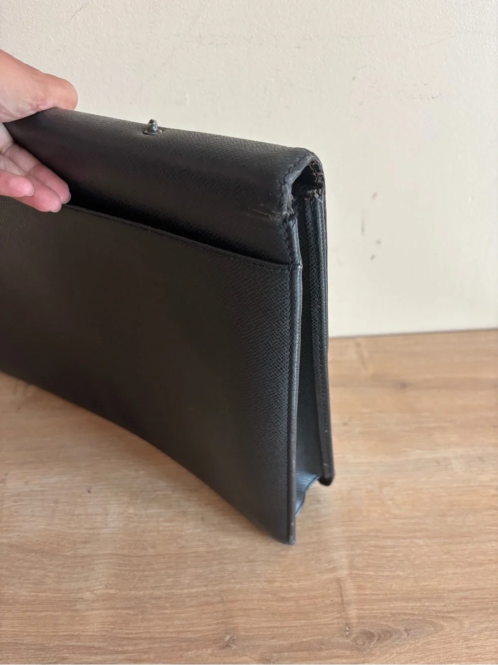 Authentic Louis Vuitton clutch leather
